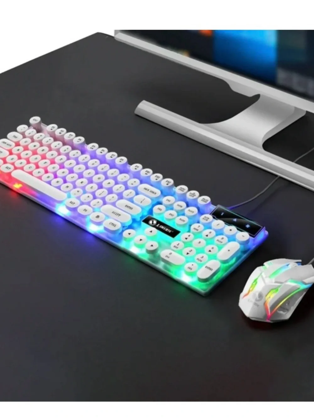 🆕 - Limeide GTX 300 Suspension Rainbow Light Gaming Mouse & Keyboard